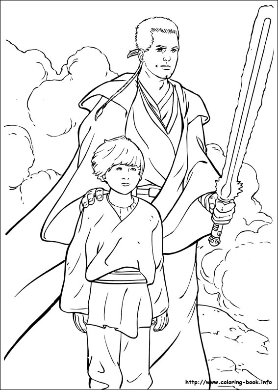 Star Wars coloring picture